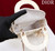 Dior M0505 Mini Lady Dior Bag Beige Embroidered Magpie Gold Beads