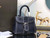 Delvaux AA0406 Brillant Mini Rodeo Surpique Calf Bag Navy Blue