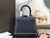 Delvaux AA0406 Brillant Mini Rodeo Surpique Calf Bag Navy Blue