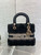 Dior M0565 Medium Lady D-Lite Wool Black M1037
