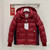 Moncler H20911A Women's Men's Lunetiere Short Down Jacket Red 88643