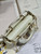 Dior M0613 Small Lady D-joy Bag White Cannage Lambskin with Gold-Finish Butterfly Studs