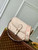 LV M46388 Louis Vuitton Diane Monogram Empreinte Leather White