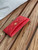 Chanel AP0213 Card Holder Calfskin Red