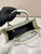 Prada 1BA379 Small leather Prada Symbole bag with topstitching White