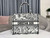 Dior Book Tote M1296 Medium  Dior Black and White Plan de Paris Embroidery