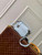 LV M25067 Louis Vuitton Side Trunk PM Bag Olympe Blue