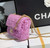 Chanel AS1116 Flap bag 21cm A69900 Tweed Pink