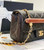 Chanel AS4151 Small Flap Bag With Top Handle Lambskin & Wenge Wood Black