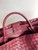 Bottega Veneta BV 743575 Large Andiamo Wine Red