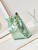 Chanel 22 Small Handbag Fantasy color Calfskin & Gold-Tone Metal AS3260 Green