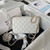 Chanel AS4140 Camellia Embossed With top Handle Bag White