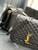 YSL 635025 Saint Laurent Solferino Medium Soft Satchel In Lambsikn Leather Black