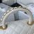 Chanel 23P Medium Flap Bag With Brown Top Handle Bag A92990 White