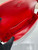 Prada 1BA349 Triangle-logo shoulder patent leather bag Red
