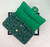 Chanel A01112 Flap Classic Handbag Woolen & Gold-Tone Metal Green