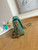 Chanel AS3757 Mini Flap Bag Grained Calfskin & Gold-Tone Metal Green