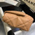 Chanel 19 Maxi Handbag Lambskin Gold AS1162 Tan