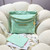 Chanel 22 Handbag Shiny Calfskin AS3261 Mint Green