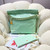 Chanel 22 Handbag Shiny Calfskin AS3261 Mint Green