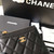 Chanel Classic Card Holder Zipper Grained shiny calfskin A31510 Black Gold