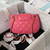 Chanel AS4609 Small Messenger bag Lambskin Red