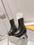 LV 1ABUVN Louis Vuitton Women's Territory Flat Ranger Boot L67328