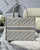 Dior Book Tote M1296 Medium Beige Dior Oblique Embroidery M0082