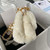 Chanel AS3498 Flap Bag Shearling Beige