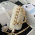 Chanel AS3498 Flap Bag Shearling Beige