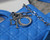 Dior M0540 Medium Lady D-Joy Bag Blue Cannage Lambskin With Heart Motif