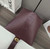 Loewe AANBBBWX01 Medium Pebble Bucket bag in mellow calfskin Wine Red