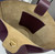 Loewe AANBBBWX01 Medium Pebble Bucket bag in mellow calfskin Wine Red