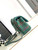 Chanel A1116 Mini Flap Classic Handbag Tweed & Silver-Tone Metal Green