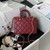 Chanel AS3344 Small Vanity Case Calfskin & Gold-Tone Metal Wine Red