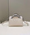 Fendi 8BL145 By The Way Mini White leather small Boston bag