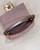 Fendi 8BS017 Mini Baguette Rose red sequin and leather bag 8601s