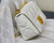 Dior M9242 Medium Quilted Macrocannage Calfskin White