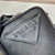 Prada 2VH154 Saffiano leather shoulder bag Black