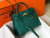 Hermes Sellier Kelly 28cm of Epsom Leather Bag 20336 Green - luxibagsmall