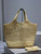 Saint Laurent YSL 772191 Icare In Raffia Maxi Shopping Bag  Apricot