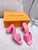 LV 1AB1JL Louis Vuitton Women's Shake Mules heel 9.5cm L68257