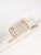 Chanel AS3768 Small Camera Case Lambskin Viscose Weaving White Gold & Beige