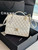 Chanel AS3662 LARGE BACKPACK Calfskin & Gold-Tone Metal White