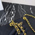 Prada Nylon Vintage Chain Stray Bag 1BD621 Black