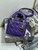 Dior M0505 Mini LADY Dior Bag Purple Cannage Lambskin