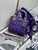 Dior M0505 Mini LADY Dior Bag Purple Cannage Lambskin