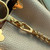LV M22436 Louis Vuitton Capucines Mini Handbag Griotte Pearlescent khaki