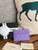 Chanel AP0213 Card Holder Calfskin Purple