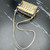 Bottega Veneta BV 680254 Mini Loop Camera Bag Silver gold